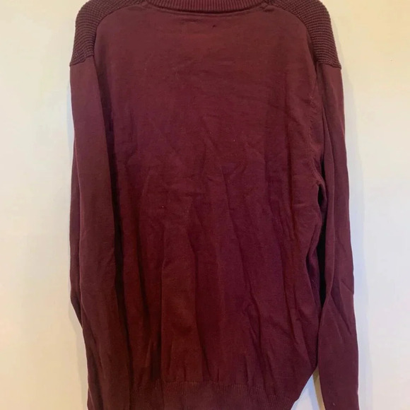 Mens Club Room Quarter Button Mock Neck Long Sleeve Sweater NWT -B2 - Picture 5 of 7